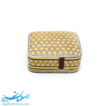 جعبه جواهرات کوچک خاتم کاری