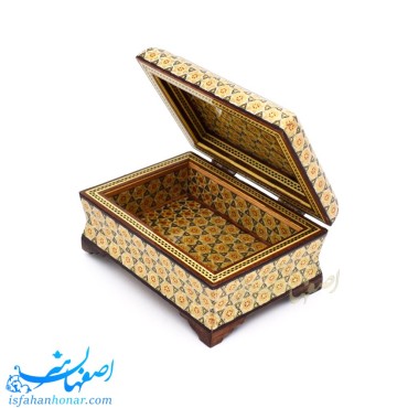 جعبه جواهرات تمام خاتم کاری