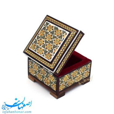 جعبه انگشتر خاتم کاری