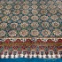 رومیزی قلمکار فیروزه ای