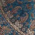 رومیزی ترمه آبی مربعی یک متری طرح نگین