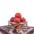کاسه پایه دار آجیل خوری مسی چکشی سایز متوسط