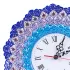 ساعت دیواری مینای فیروزه ای و لاجوردی