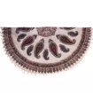 ومیزی قلمکار گرد 120 سانتیمتری طرح بته جقه