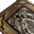 تابلوی دیواری قلمزنی گل و مرغ و ان یکاد