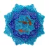 ماهی قرمز نقاشی سه بعدی روی بشقاب میناکاری