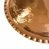 سینی مسی چکشی لبه کوتاه دالبری