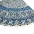 رومیزی بزرگ گرد 180 سانتیمتری گل و بوته آبی