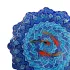 تابلوی ماهی قرمز نقاشی سه بعدی روی بشقاب میناکاری