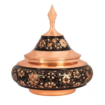 شکلات خوری درب دار طرح بشقاب پرنده