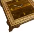 ساعت چوبی گوشه دار خاتم کاری
