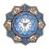ساعت دیواری نقاشی گل و مرغ